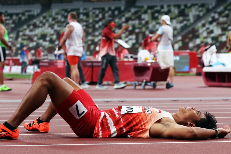 Saptoyoga sabet perunggu di nomor lari 100 meter Paralimpiade Tokyo