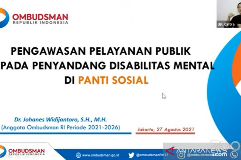 Ombudsman Sebut Panti Penyandang Disabilitas Mental Perlu Standar Baku -  Antara News