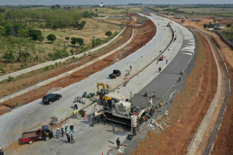 Pembangunan tol akses Bandara Kertajati mencapai 95 persen