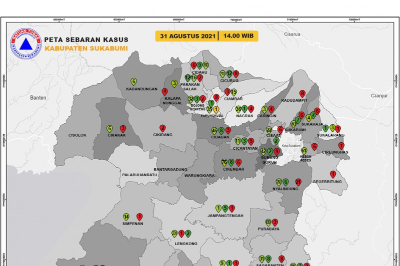 Kabupaten Sukabumi masuk PPKM level 2