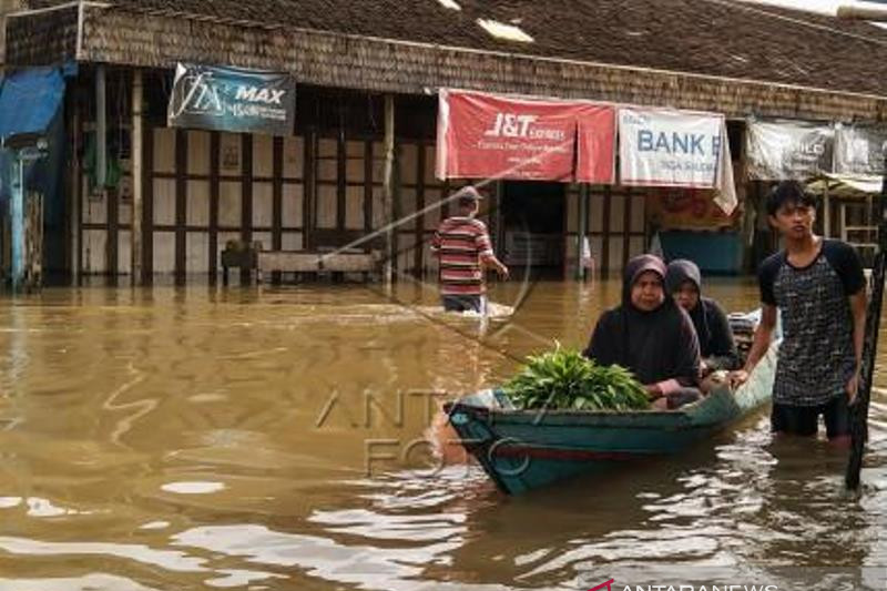 60 Desa Terendam Banjir Luapan Sungai Mentaya Di Kotawaringin Timur
