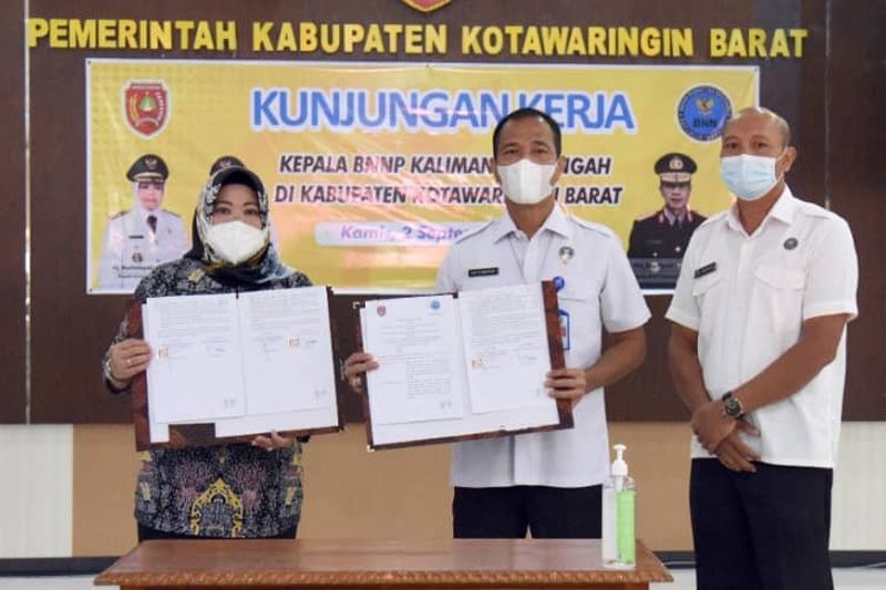 Bupati Kobar dukung penuh pemberantasan Narkoba melalui P4GN
