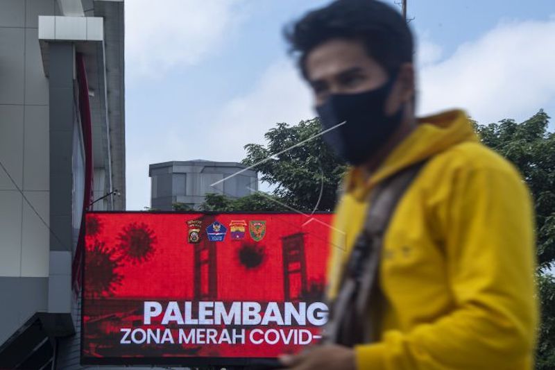 Kota Palembang pastikan risiko COVID-19 mulai turun