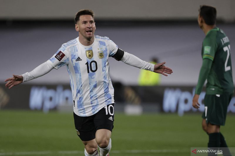 Berkat Lionel Messi, Argentina tekuk Bolivia 3-0