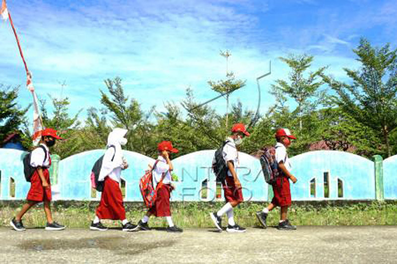 Sekolah tatap muka di Mamuju