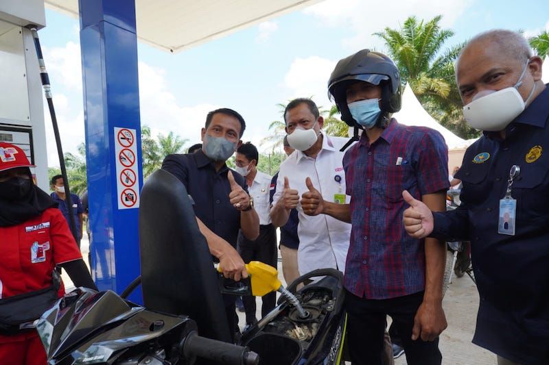 Pertamina Patra Niaga resmikan SPBU BBM Satu Harga di Muba
