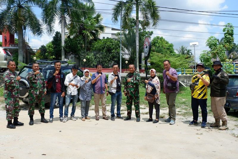 "Bersama Kita Bisa", jurnalis Pekanbaru silaturrahmi dengan Kapenrem baru