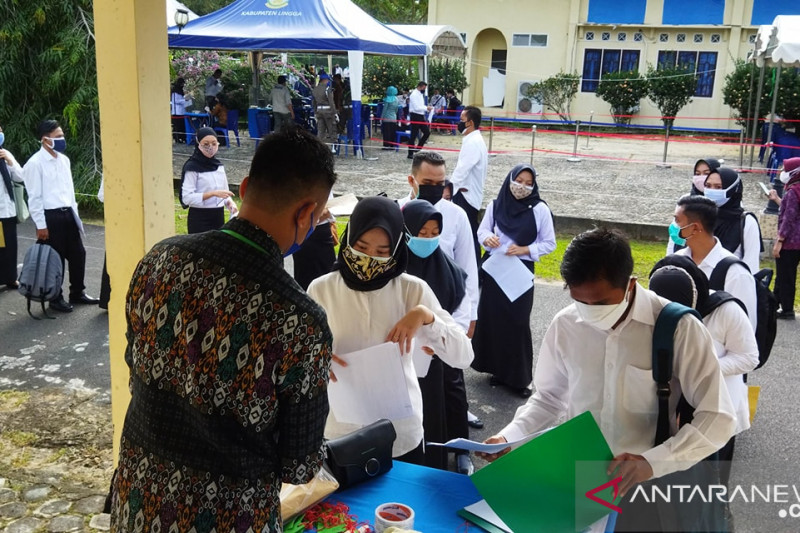 Peserta dengan nilai tertinggi SKD CPNS di Lingga dari 10 sesi