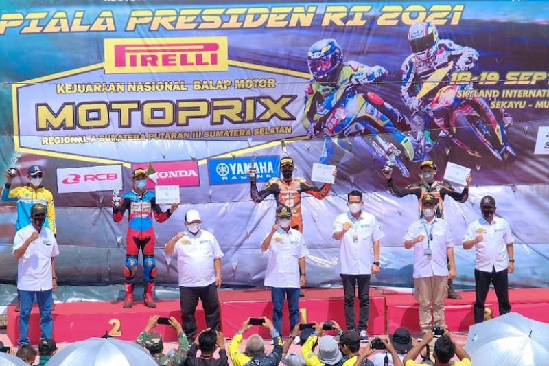 Pembalap PPLPD Muba juarai Kejurnas Motoprix Piala Presiden
