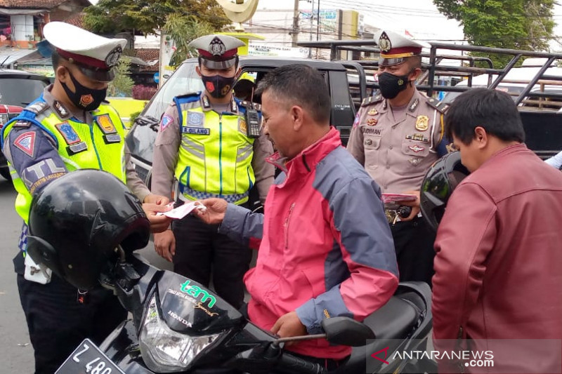 Operasi tertib berlalu lintas, Polres Garut sebar 535 personel