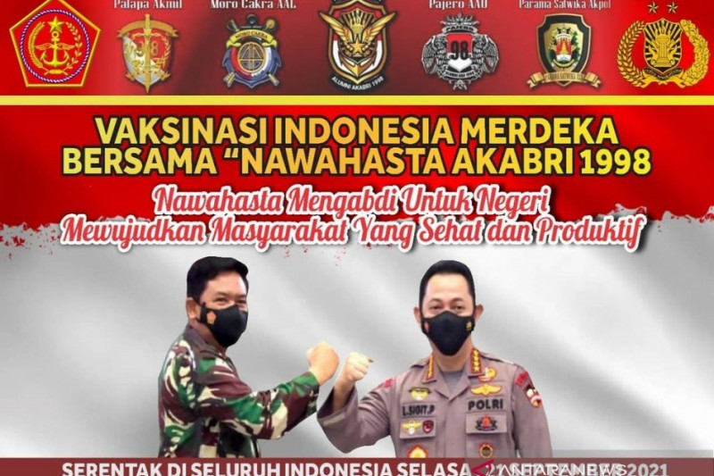 2.000 warga Kalsel terdaftar di serbuan vaksin Nawahasta Akabri 98