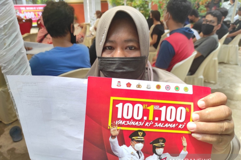 Pemenuhan vaksinasi COVID-19 di Makassar capai 69 persen