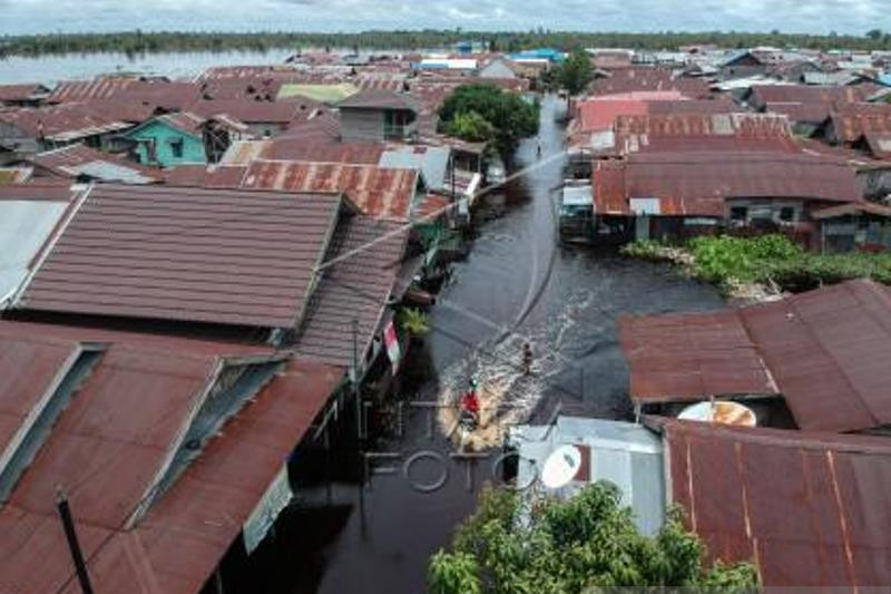 Banjir Meluas Di Kota Palangkaraya