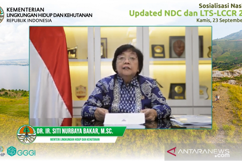 Menteri LHK: Pembaruan NDC tunjukkan peningkatan komitmen Indonesia -  ANTARA News