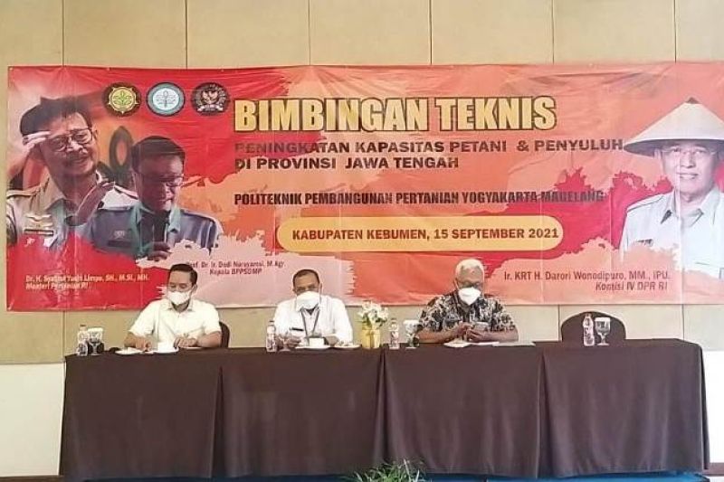 Kementan dan DPR RI latih petani di Kebumen