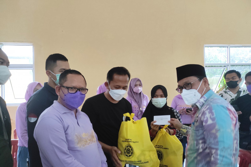 IKAPTK Lampung beri bantuan warga terdampak COVID-19 di Kota Metro