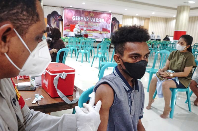 Vaccination coverage in Papua PON areas surpasses 60 percent