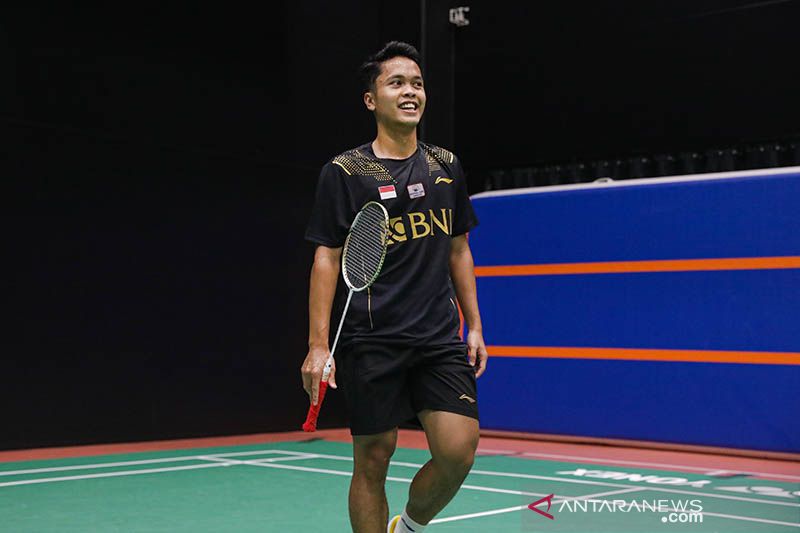 Anthony Ginting kalah, Indonesia tertinggal sementara 1-2 dari Malaysia