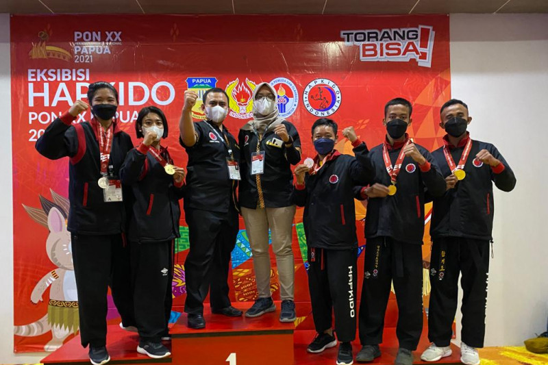 Lampung leads medal tally in hapkido martial art