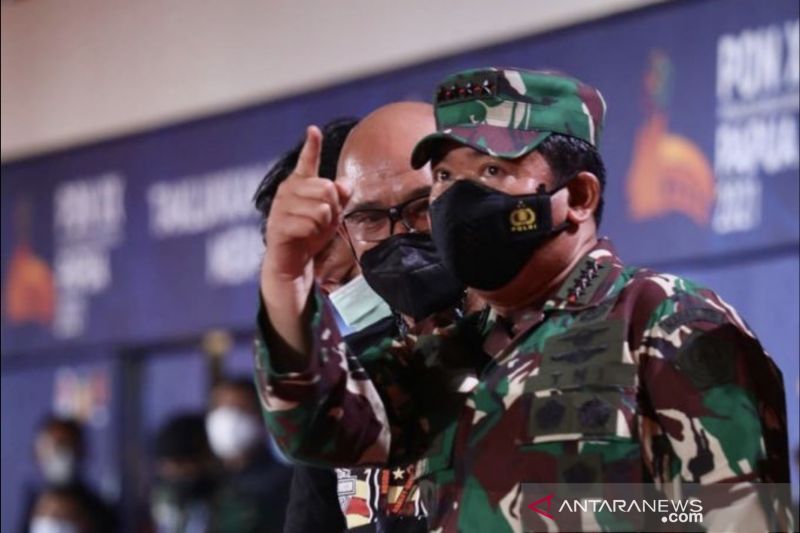 Panglima TNI dan Kapolri tinjau kesiapan pengamanan PON XX