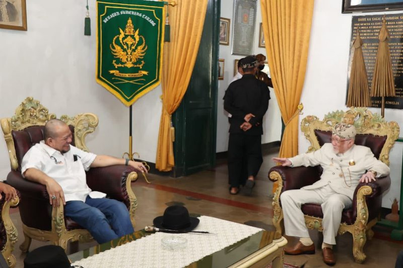 Ketua DPD bertemu Raja Sumedang Larang, Festival Adat Kerajaan Nusantara I siap digelar