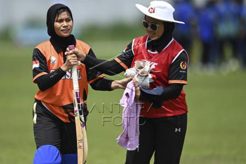 Kriket putri Sulawesi Selatan kalah dari tim Kalimantan Timur
