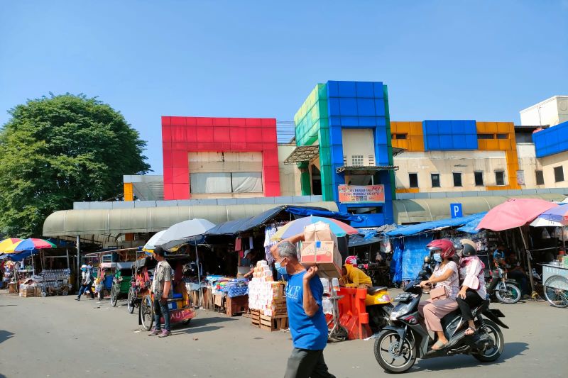 Kunjungan pasar kering di Kota Bogor capai 50 persen