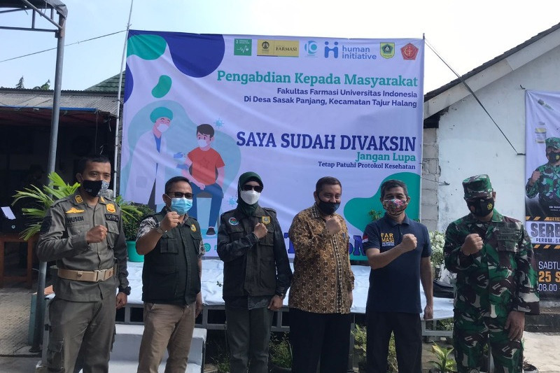 UI dan TNI gelar layanan vaksinasi COVID-19 di Bogor