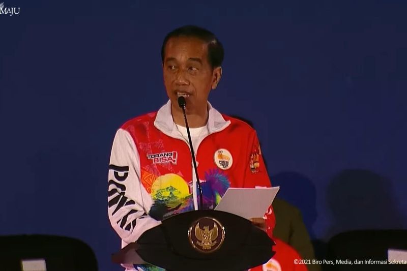 President Widodo officially opens PON XX in Papua
