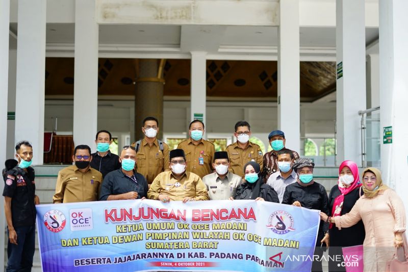 Liat derita Padang Pariaman di media, jiwa sosial OK OCE Madani terpanggil membantu
