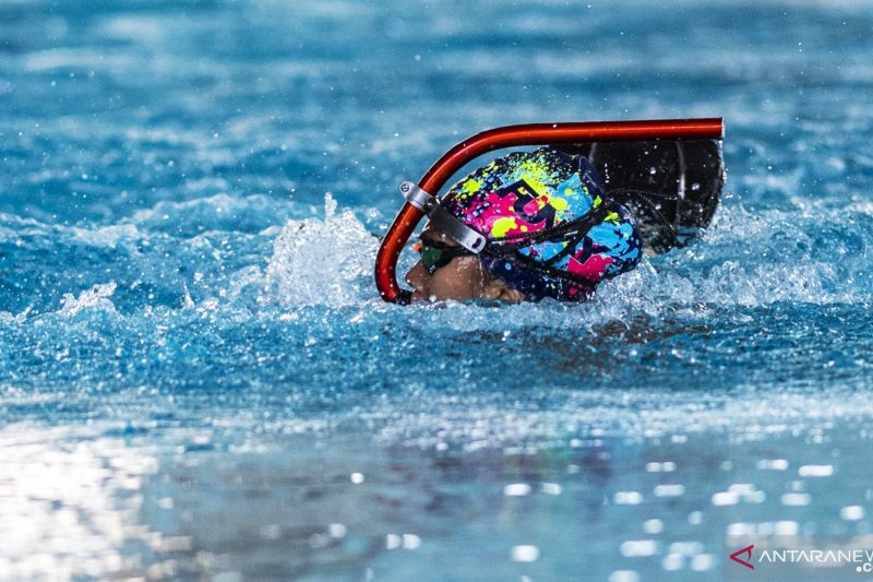 Record broken on day-one of Papua PON pool finswimming