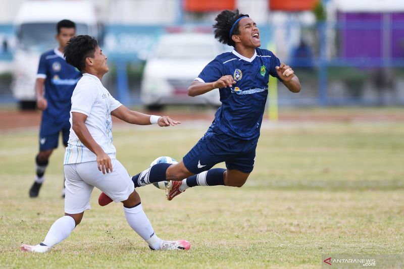 Rekam perjuangan tim sepak bola putra Jatim dan Jabar di PON Papua