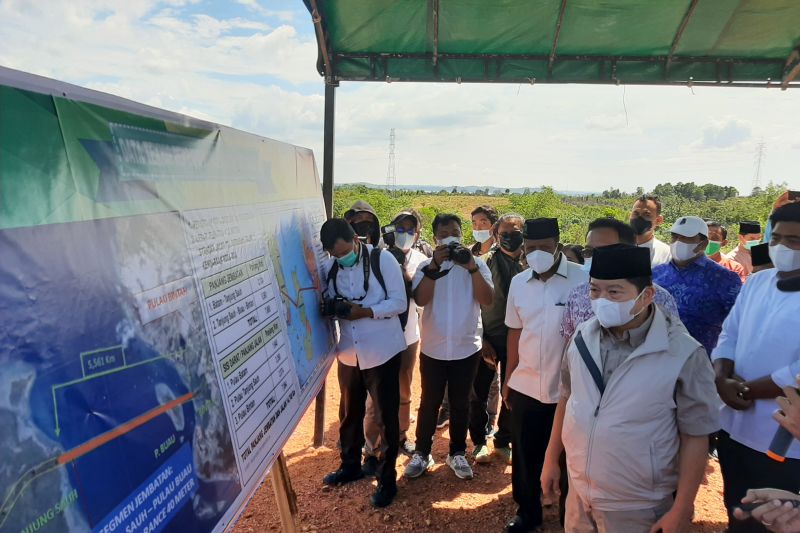 Meski tak masuk prioritas nasional jembatan Babin mulai dibangun 2022