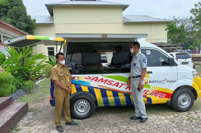 Samsat Keliling hadir di Sidomulyo Lampung Selatan