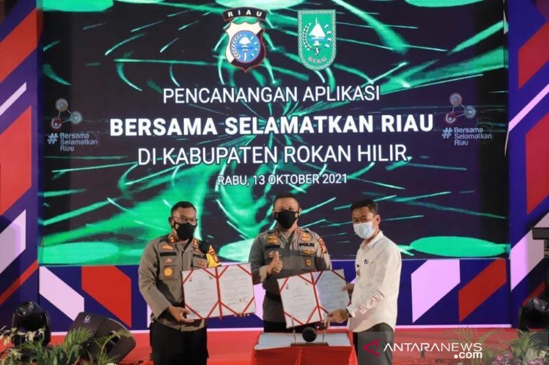 Aplikasi penanganan COVID-19 diluncurkan di Rohil