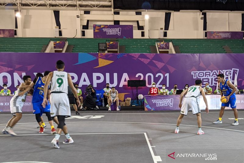 Jabar singkirkan Jatim untuk maju ke final basket 3x3 putra