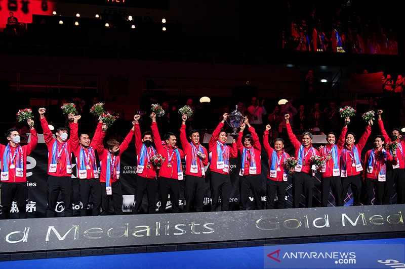 Tim bulu tangkis Indonesia tempati Grup A Piala Thomas dan Uber 2022