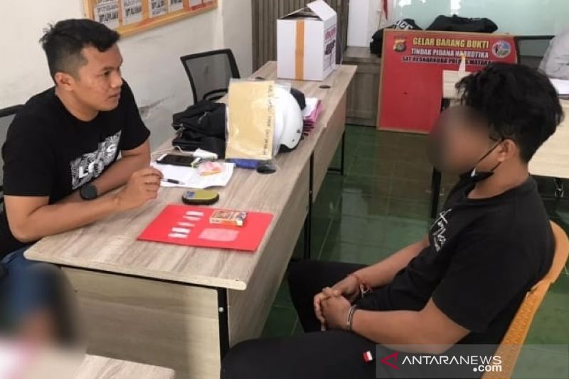 Polresta Mataram tangkap terduga pengedar sabu