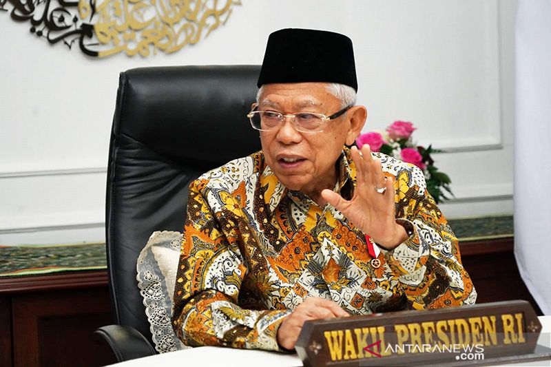 Wapres Ma'ruf Amin dukung Oktober jadi bulan peringatan ekonomi syariah