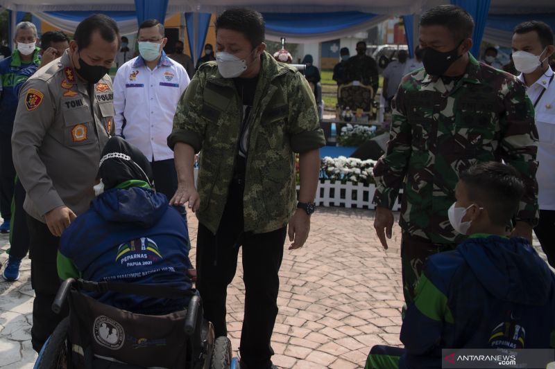 Pelepasan Kontingen Peparnas Asal Sumatera Selatan
