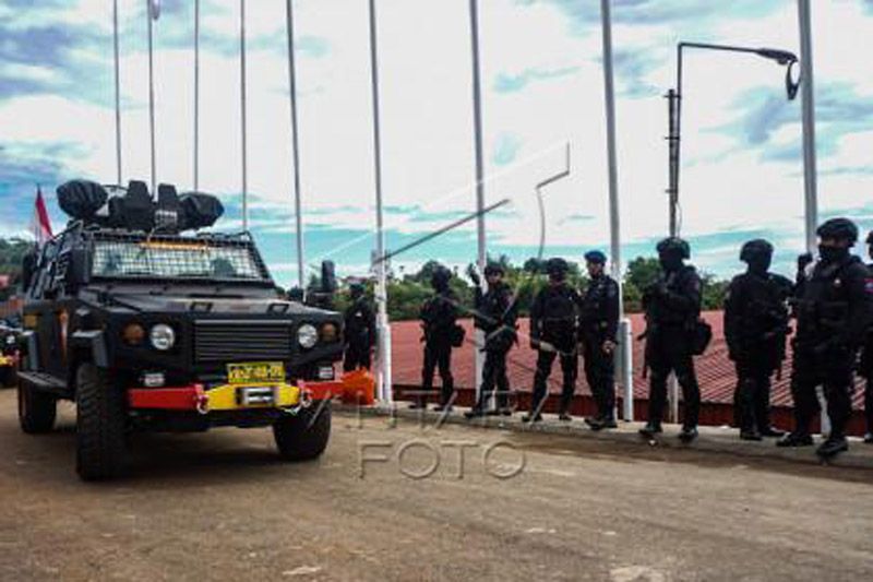 Pengamanan pembukaan Peparnas XVI Papua