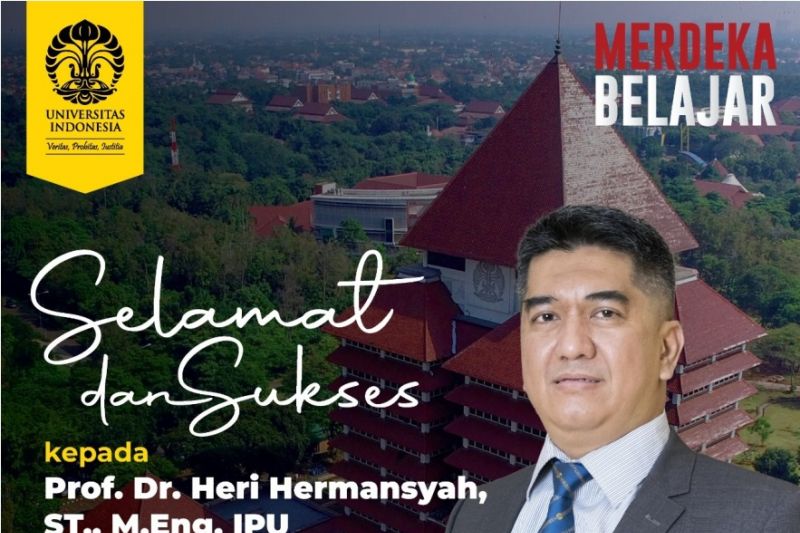 Prof Heri Hermansyah terpilih sebagai Dekan FTUI