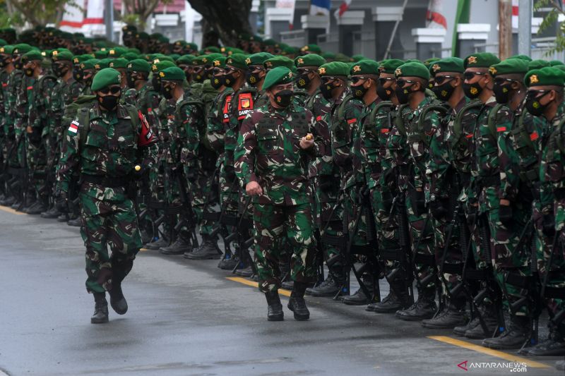 PELEPASAN PASUKAN PENGAMANAN PERBATASAN RI-PNG