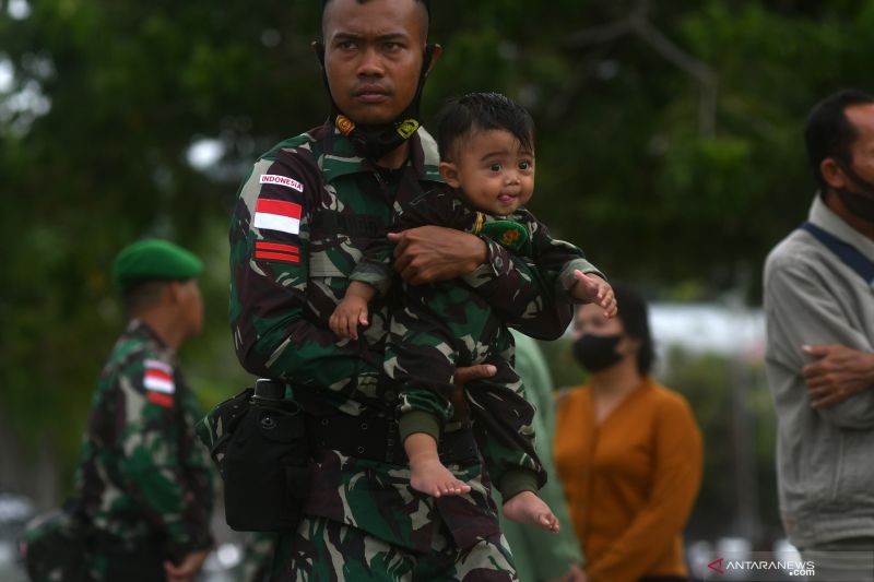 PELEPASAN PASUKAN PENGAMANAN PERBATASAN RI-PNG