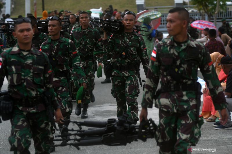 PELEPASAN PASUKAN PENGAMANAN PERBATASAN RI-PNG