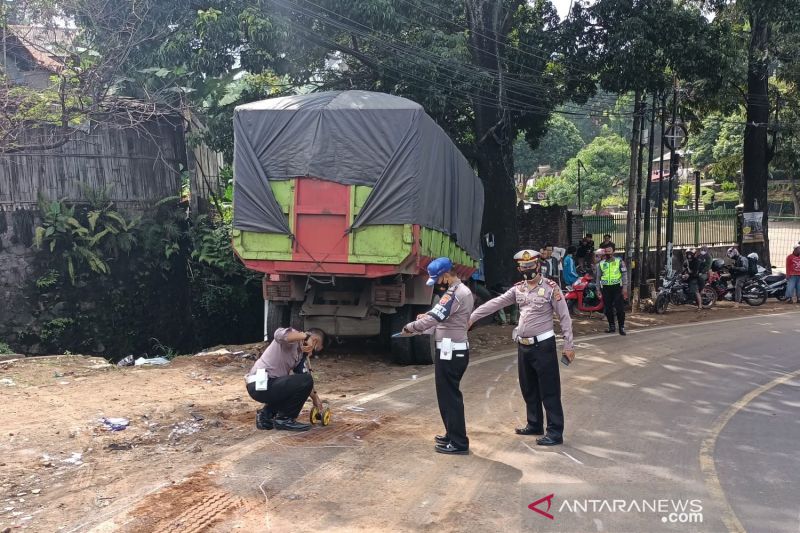 Polres Sumedang amankan sopir truk tersangka tabrakan tewaskan empat korban