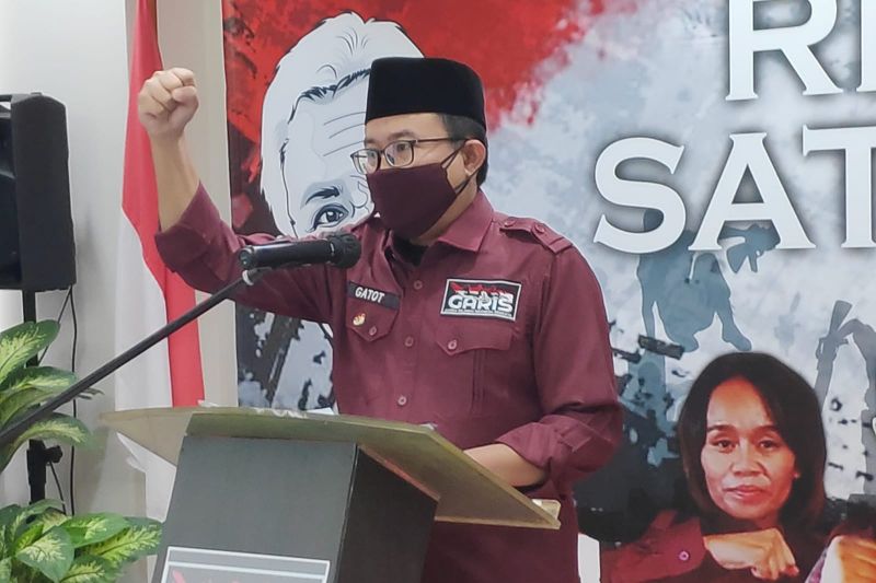 GARIS nilai sosok Ganjar Pranowo sebagai marhaenis sejati