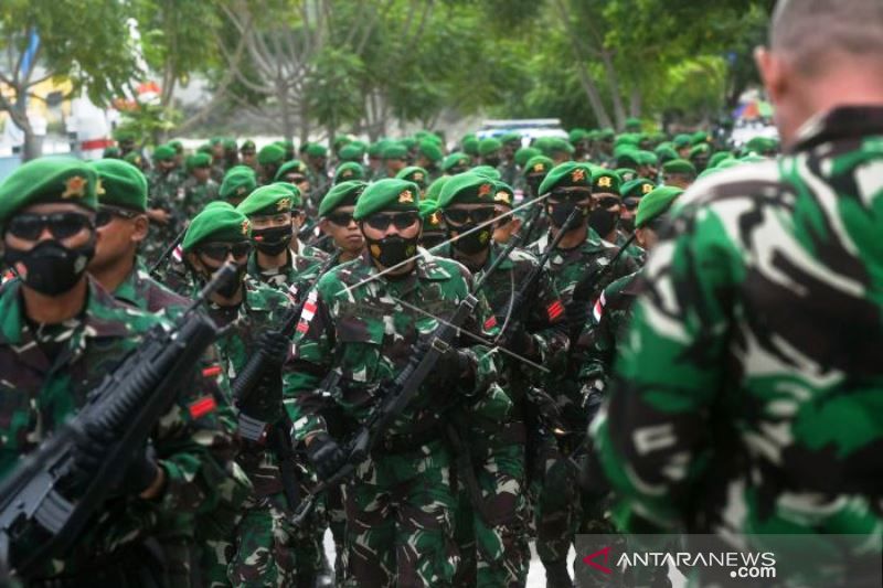 Pemberangkatan Pasukan Pengamanan Perbatasan RI-PNG