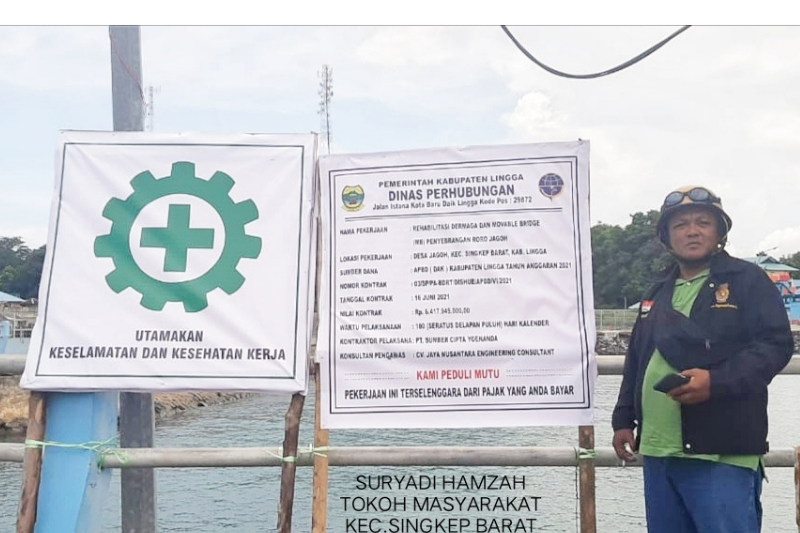 Masyarakat sesalkan proyek Rp6,4 M pelabuhan roro Singkep lamban dikerjakan