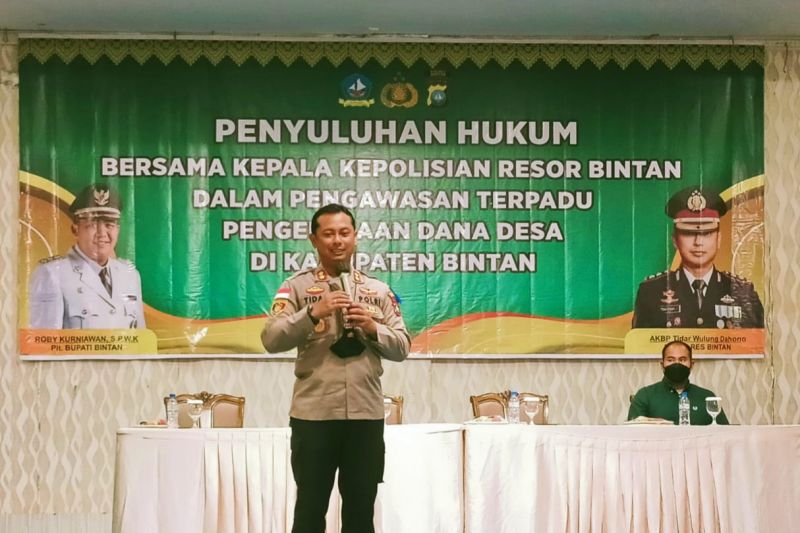 Kepala desa di Bintan dibekali pengetahuan hukum soal penggunaan dana desa